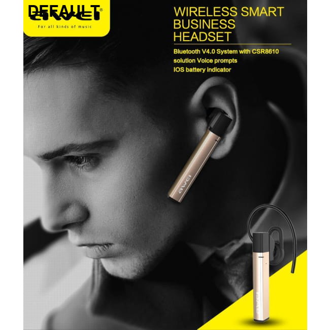Awei A831BL Business Mono Wireless Earphone Bluetooth Mini Earphones Electronics