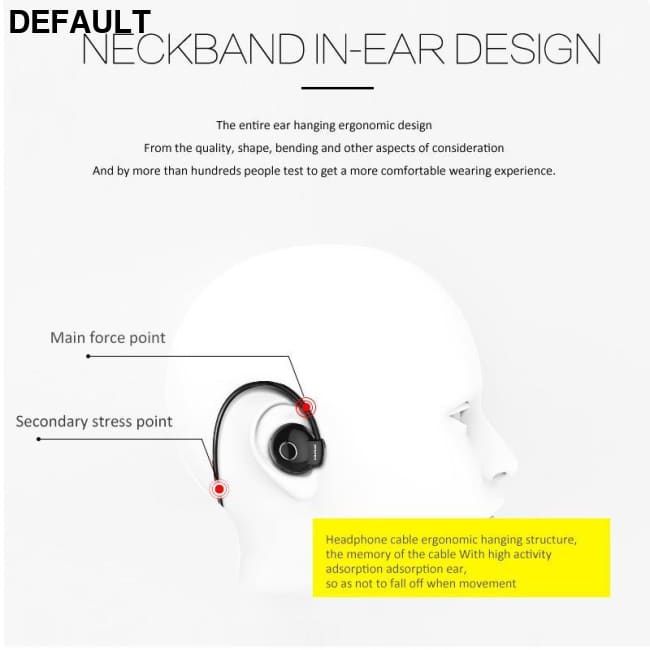 Awei A845BL Bluetooth Headphones Stereo Earphone Wireless fone de ouvido Neckband Sport Headset Headsets &