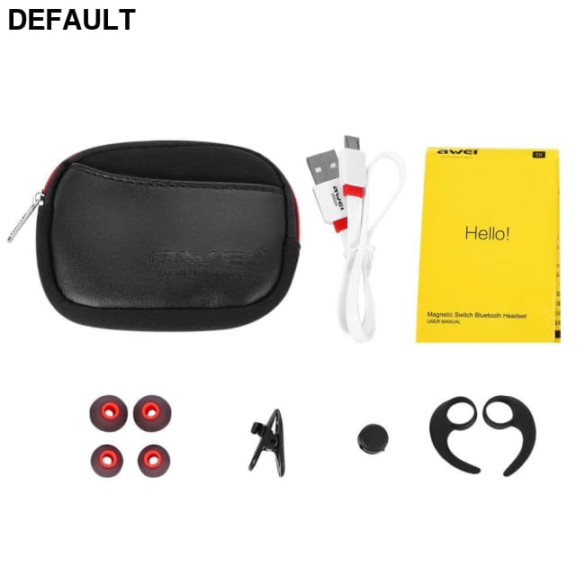 Awei AK3 Waterproof Magic Magnet Attraction Bluetooth 4.1 Headset In-Ear Sports Earphone with Microphone On-ear Control