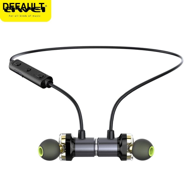 AWEI X650BL Bluetooth Headset Wireless Headphones Gray Headsets Electronics