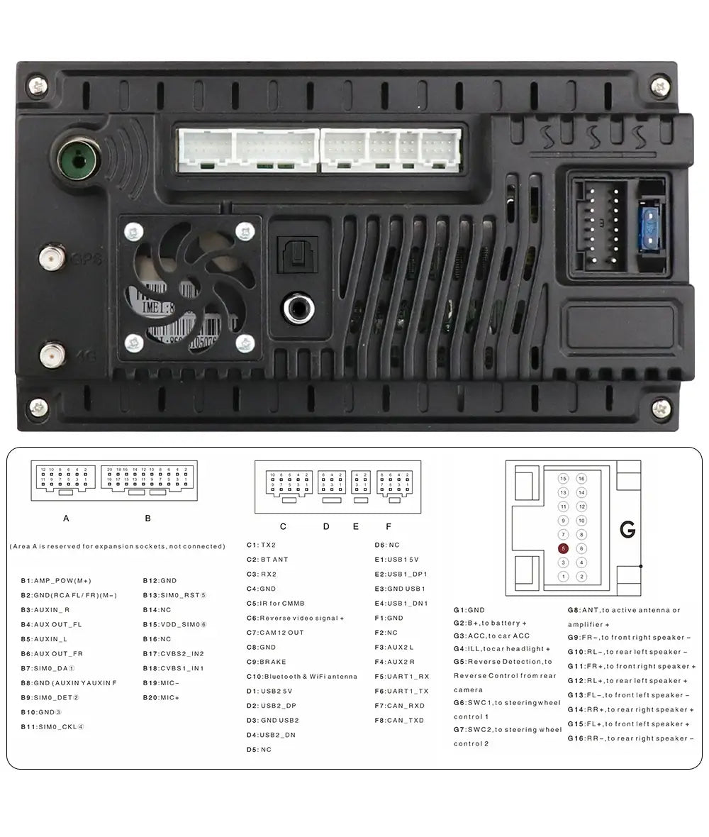 Android Large Screen 101-inch Universal Rotation Shaking Head Doll For Car All-in-one Navigation Machine