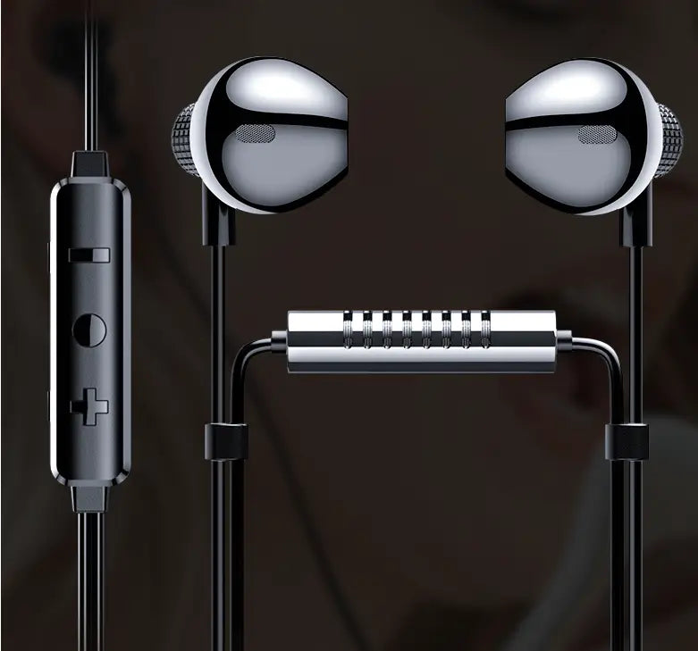 Dual Microphone Sound Card Wired Headset In-ear