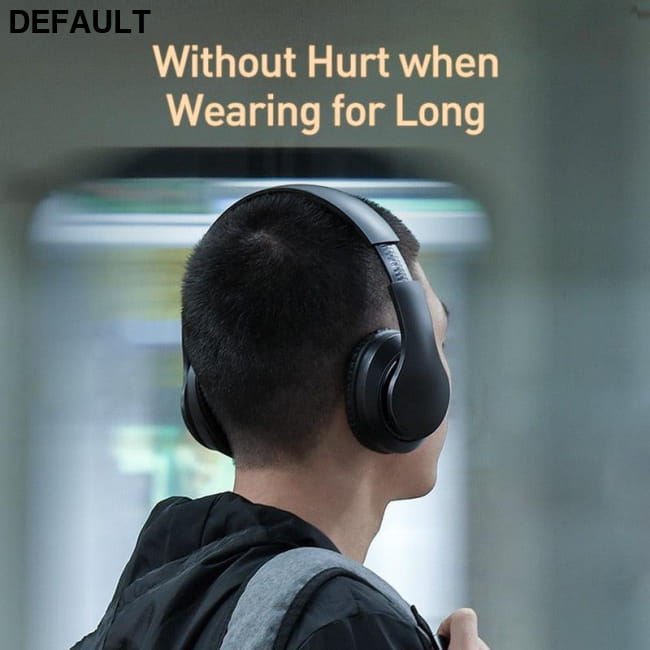 Baseus D07 Wireless Headphone Bluetooth 5.0 Earphone Black / China Headphones Over-Ear