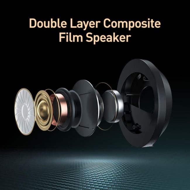 Baseus D07 Wireless Headphone Bluetooth 5.0 Earphone Handsfree Mega Bass Headset Ear HeadPhone For iPhone Xiaomi Huawei