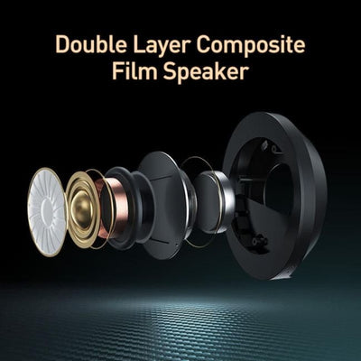 Baseus D07 Wireless Headphone Bluetooth 5.0 Earphone Handsfree Mega Bass Headset Ear HeadPhone For iPhone Xiaomi Huawei