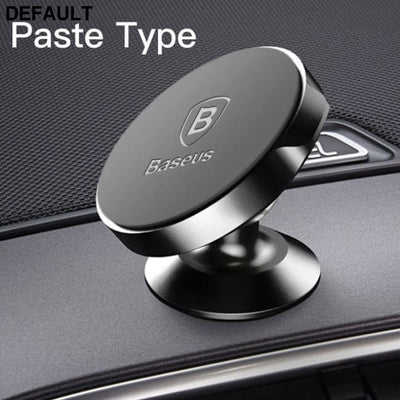 Baseus Magnetic Car Holder For Phone Universal Mobile Cell Stand Air Vent Mount GPS Black Paste Type Bluetooth FM