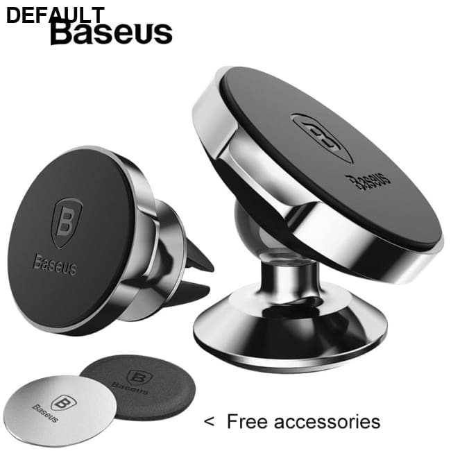 Baseus Magnetic Car Holder For Phone Universal Mobile Cell Stand Air Vent Mount GPS Bluetooth FM Transmitters
