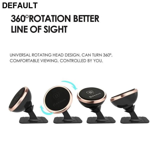 Baseus Universal Car Phone Holder 360 Degree GPS Magnetic Mobile For iPhone X magnet phone stand in car Bluetooth FM