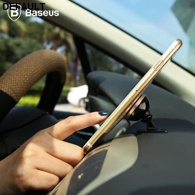 Baseus Universal Car Phone Holder 360 Degree GPS Magnetic Mobile For iPhone X magnet phone stand in car Bluetooth FM
