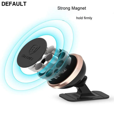 Baseus Universal Car Phone Holder 360 Degree GPS Magnetic Mobile For iPhone X magnet phone stand in car Bluetooth FM
