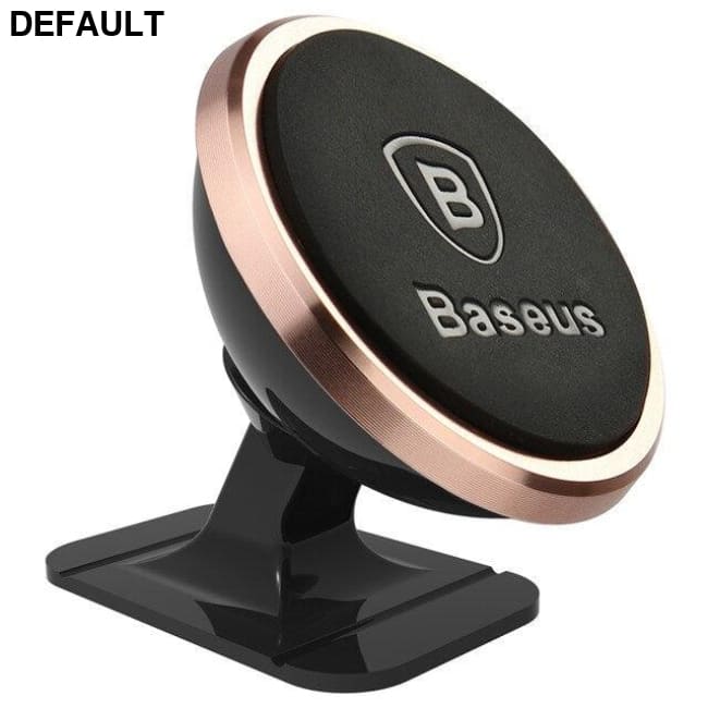 Baseus Universal Car Phone Holder 360 Degree GPS Magnetic Mobile For iPhone X magnet phone stand in car Rose Gold