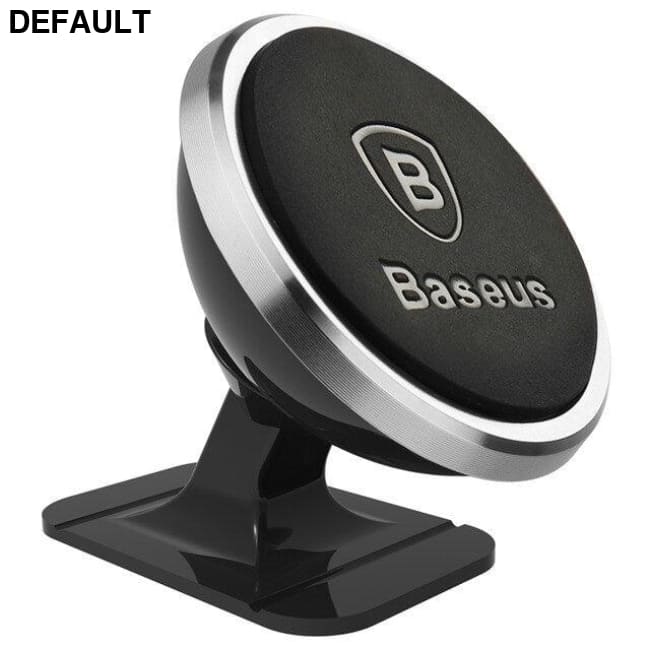 Baseus Universal Car Phone Holder 360 Degree GPS Magnetic Mobile For iPhone X magnet phone stand in car Silver