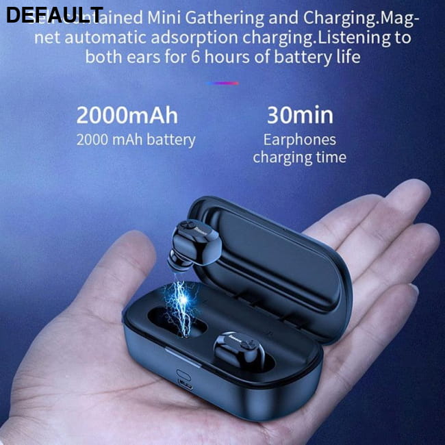 Baseus W01 TWS Bluetooth Earphone Wireless Headphone Mini Earphones Electronics