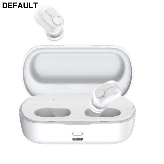 Baseus W01 TWS Bluetooth Earphone Wireless Headphone White Mini Earphones Electronics