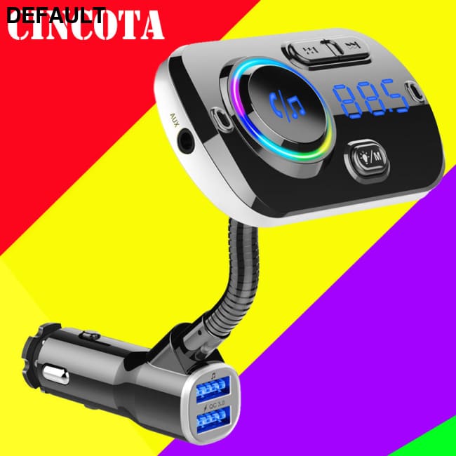 BC49AQ respiratory atmosphere per light car ververy assistant fast charge Wireless Bluetooth MP3 phone FM transmitter