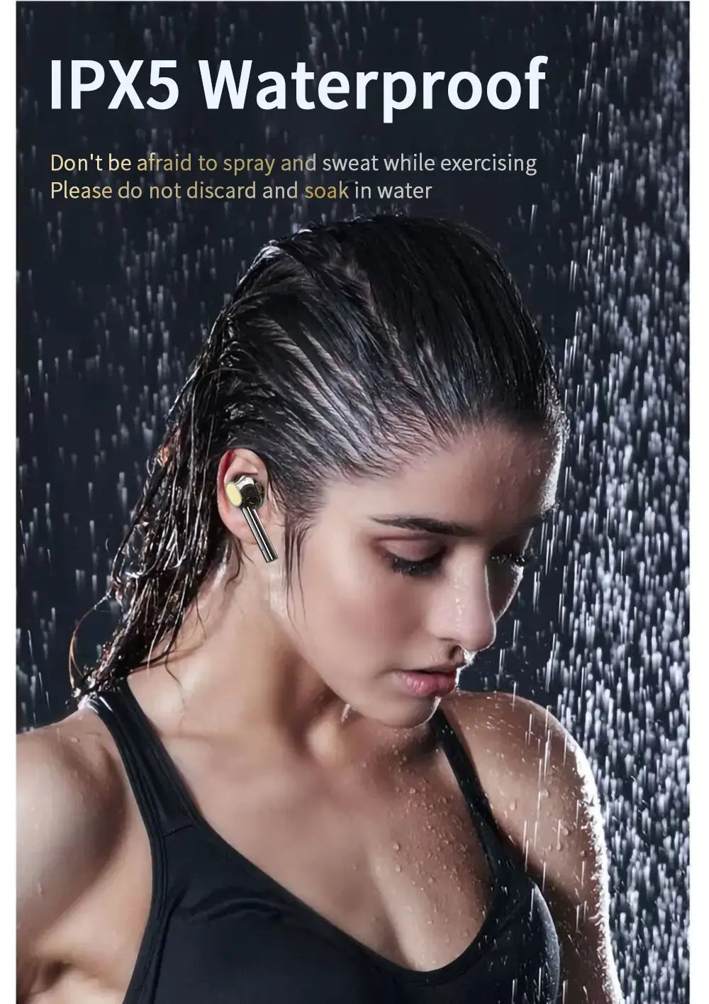 Essager 07B TWS Wireless Bluetooth 5.0 Earphone Headphones Mini Cordless Headset In Ear True Earbuds For iPhone Xiaomi