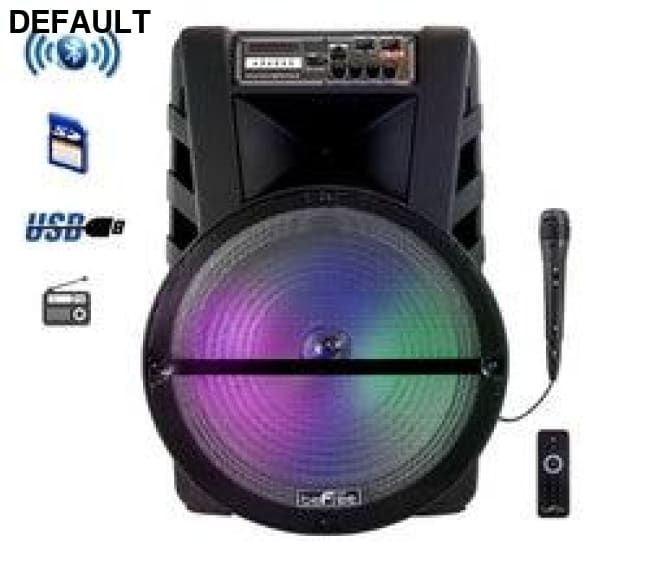 beFree Sound 15 Inch Bluetooth Portable Rechargeable Party Speaker with LED Lights Speakers Best Selling Products