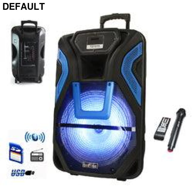 beFree Sound 15 Inch Rechargeable Bluetooth Portable Party PA Speaker System With SD/FM/USB Inputs Speakers Audio