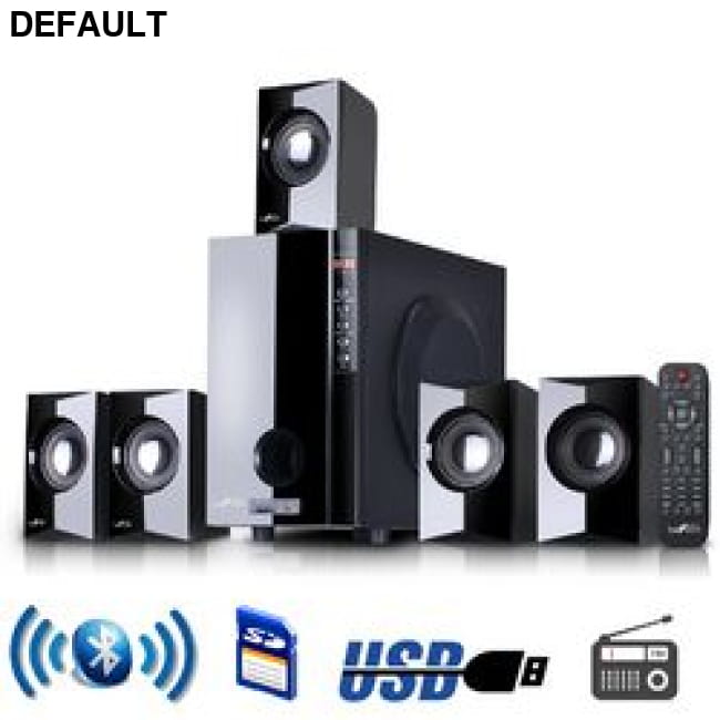 beFree Wireless 5.1 Channel Surround Sound Bluetooth BFS-430-BLK Home Theater Speakers