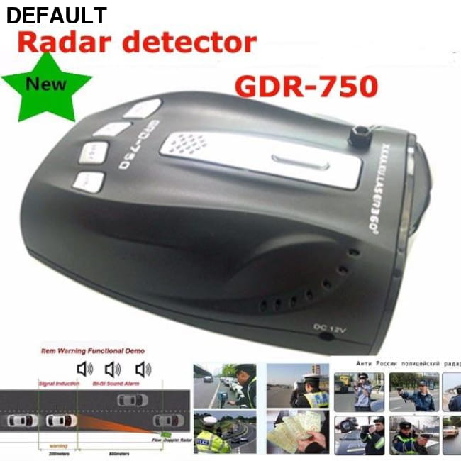 Best Car Radar Detector GDR-750 Voice Alert Speed Alarm Detectors Electronics