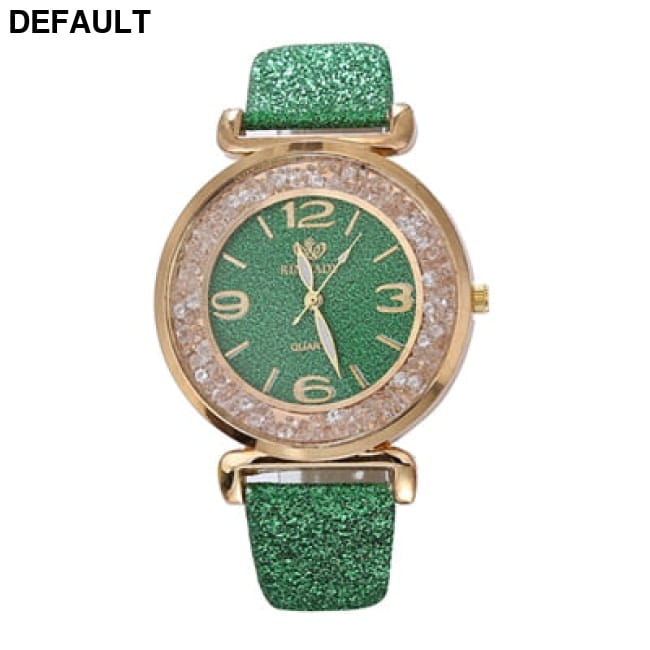 Best Selling Watch Fashion Women Watches Luxury Crystal Green Products