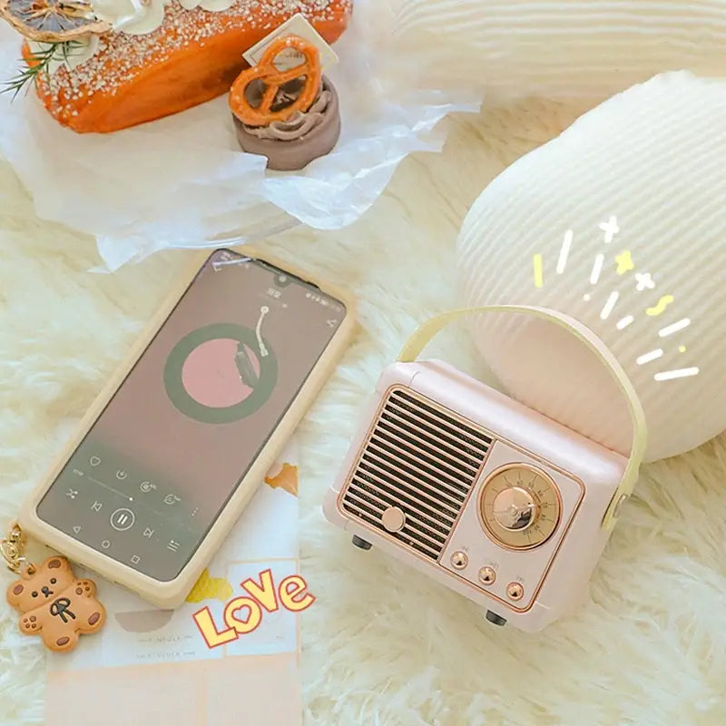 Diy Retro Mini Portable Card Speaker
