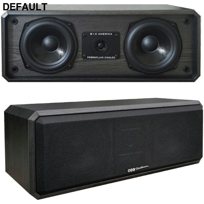 BIC America 125W 2-Way 5.25 BICDV52CLRB Home Theater Speakers Electronics
