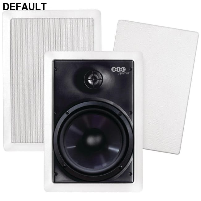 BIC America 150W 6.5” In-Wall Speakers BICMPRO6W Home Theater Audio