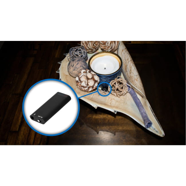 Black Vox Voice Activated Digital Audio Recorder 2 Day Recorders