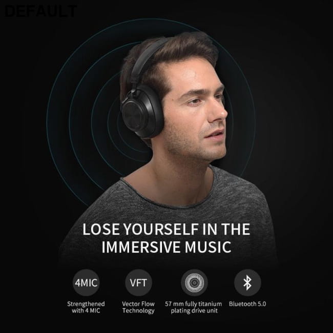 Bluedio T6S Bluetooth Headphones Active Noise Cancelling Wireless