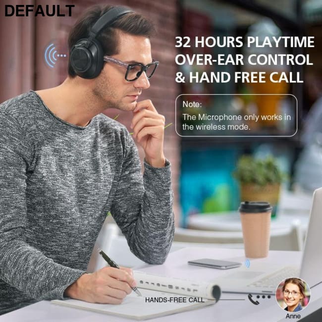 Bluedio T6S Bluetooth Headphones Active Noise Cancelling Wireless Headset For Phones And Music With Voice Control