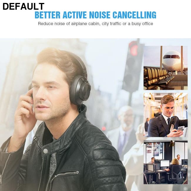 Bluedio T6S Bluetooth Headphones Active Noise Cancelling Wireless Headset For Phones And Music With Voice Control