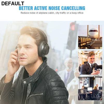 Bluedio T6S Bluetooth Headphones Active Noise Cancelling Wireless Headset For Phones And Music With Voice Control