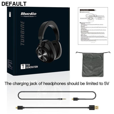 Bluedio T7 Bluetooth Headphones User-defined Active Noise Cancelling Wireless Headset for phones and music with face