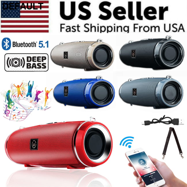 Bluetooth 5.1 Speaker Wireless Waterproof Outdoor Stereo Best Selling Products