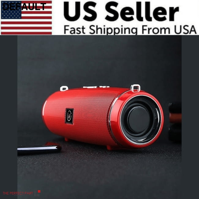 Bluetooth 5.1 Speaker Wireless Waterproof Outdoor Stereo Red Best Selling Products