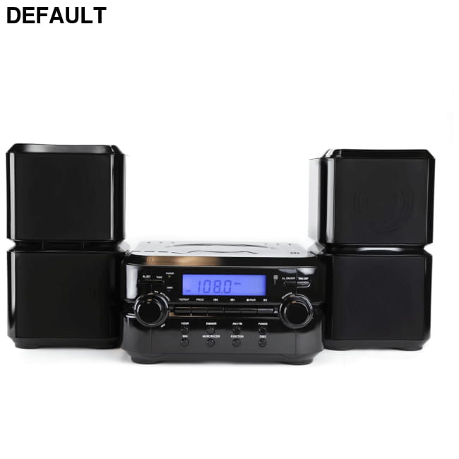 Bluetooth CD Microsystem Black Home Theater Systems Electronics