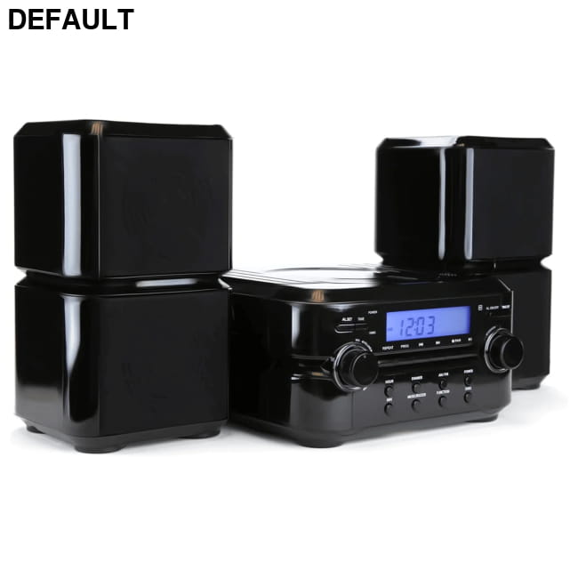 Bluetooth CD Microsystem Black Home Theater Systems Electronics