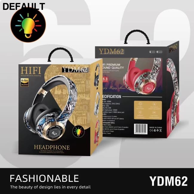 Bluetooth Headphone Head-mounted Skull Graffiti Wireless Headphones Headsets