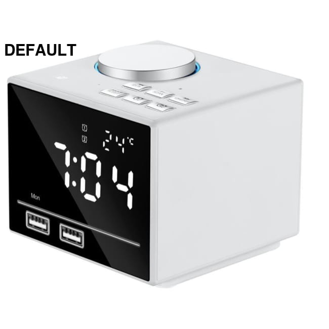 Bluetooth Speaker Colorful Alarm Clock Radio Smart Portable Radios Speakers