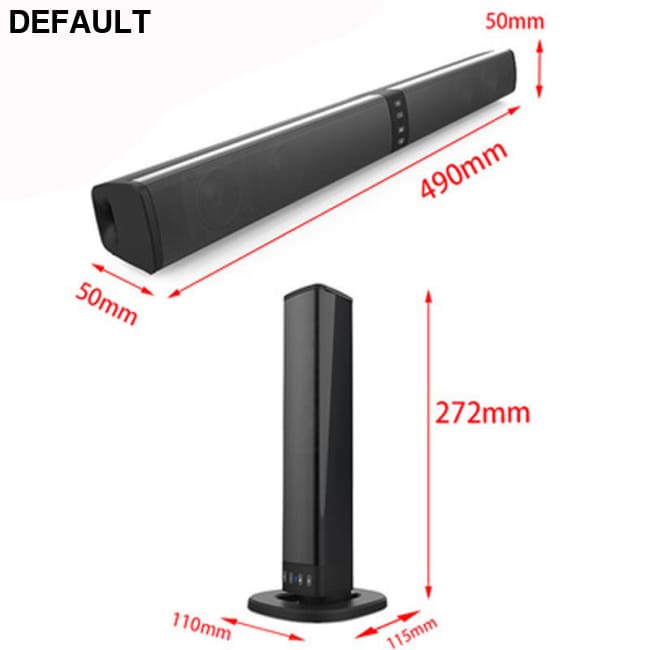 Bluetooth Speaker Foldable Split TV Audio Black Home Theater Speakers
