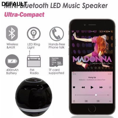 Bluetooth Speaker Mini Portable Wireless Soundbar Bass Boombox Sound box with Mic TF Card FM Radio LED Light Speakers