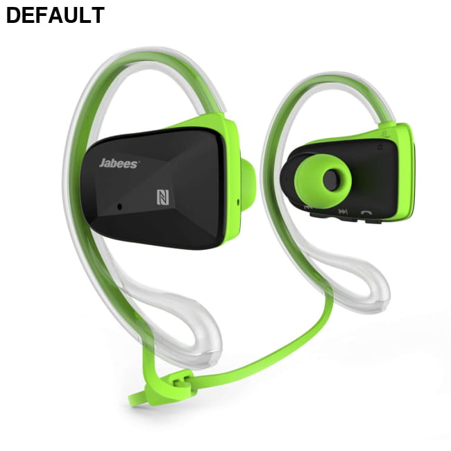 Bluetooth Sport Headphones With Dual- Green Wireless Headset In-Ear