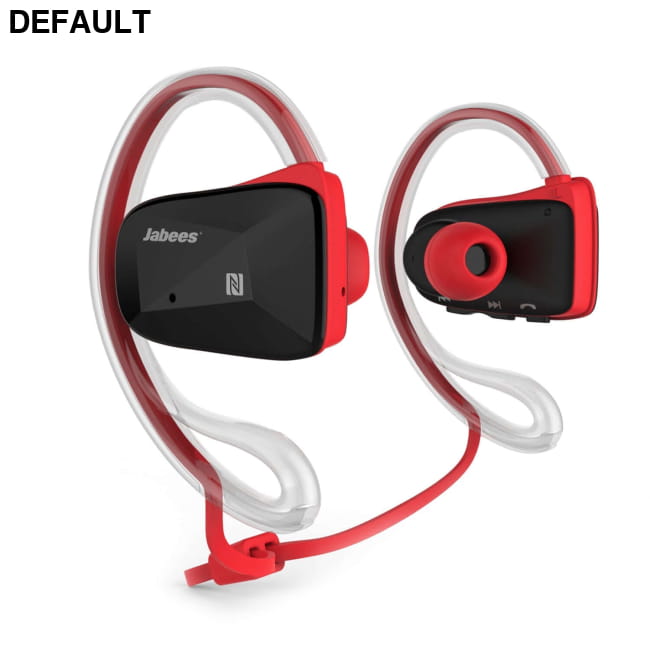 Bluetooth Sport Headphones With Dual- Red Wireless Headset In-Ear