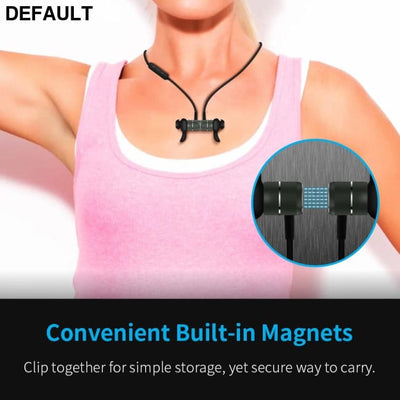 Bluetooth Wireless Headphones Magnetic Sport Earphones Sweatproof CVC6 Lossless Stereo Earbuds Noise Cancelling Headset