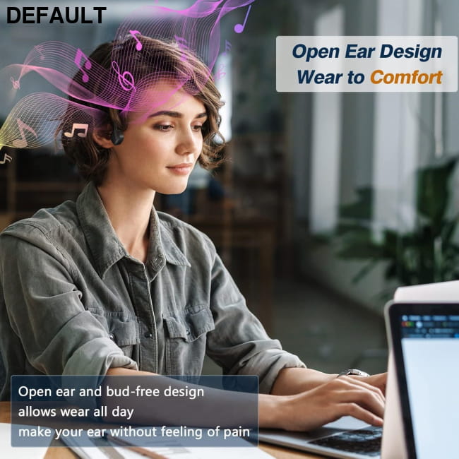 Bone Conduction Open-Ear Bluetooth Headset for US Resellers Black Best Selling Products