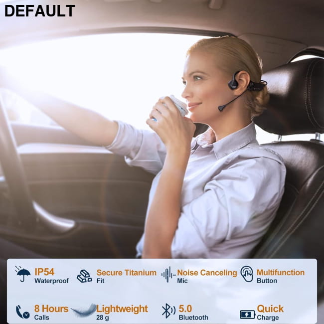 Bone Conduction Open-Ear Bluetooth Headset for US Resellers Black Best Selling Products
