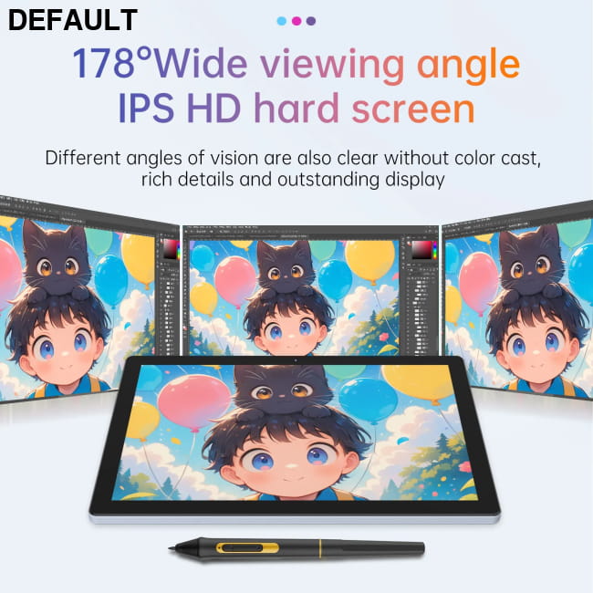 BOSTO BT-101A Portable Graphics Drawing Tablet 10.1 Inch black Tablets