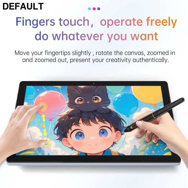 BOSTO BT-101A Portable Graphics Drawing Tablet 10.1 Inch black Tablets