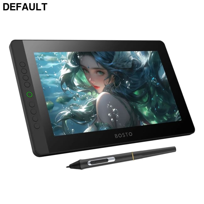 BOSTO BT-13HDK Portable Graphics Drawing Tablet 13.3 Inch H-IPS LED Screen Display Anti-glare Digital Art Pad black